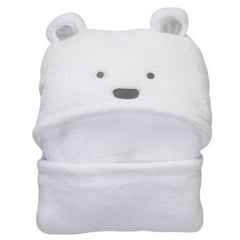 Hugging Bear Design Poncho Wrap Bathrobe Free Size Blanket