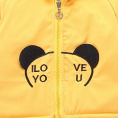 Full Sleeves Mickey Mouse Printed Ear Applique Hooded Sweatjacket & Lounge Pants From 9 Months-5 Years