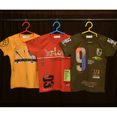 Combo Of Three Half Sleeves Multi Print T-Shirts For Boys