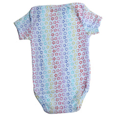 Multicolour Pack of Five Half Sleeves Printed Multicolour Onesies From 3-12 Months