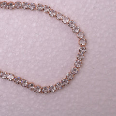 Rose Gold-plated contemporary jewellery set