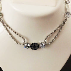 Sterling Silver-Choker-Necklace-set