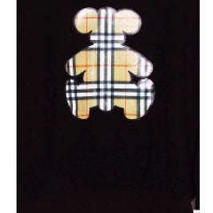 Full Sleeves Bear Print T-shirt With Plaid Print Pants From 3-10 Years