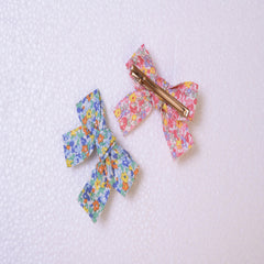 Multicolour Combo Of 2 Bow Hair Clips