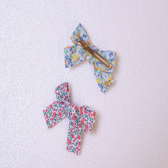 Multicolour Combo Of 2 Bow Hair Clips