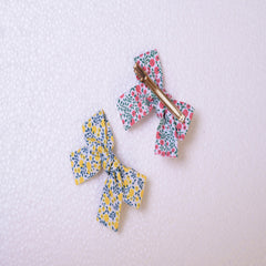 Multicolour Combo Of 2 Bow Hair Clips