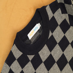 Full Sleeves Checkered Board knitted Pullover Sweater From 1- 7 Years