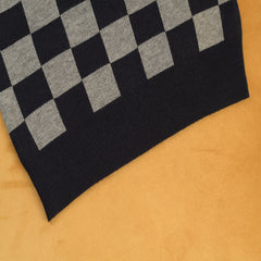 Full Sleeves Checkered Board knitted Pullover Sweater From 1- 7 Years