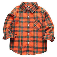 Full Sleeves Winter Wear Checked Shirt From 9 Months-5 Years