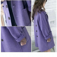 Full Sleeves Single Breasted Dual Pocket Thick Long Winter Coat From 3 -9 Years