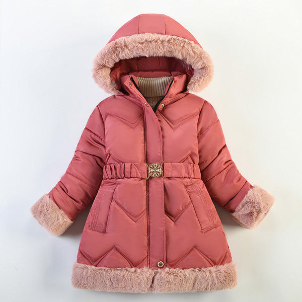 Dark Pink Full Sleeves Trench Coat Jacket From 3-7 Years