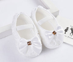 Party Wear Bow Detailing Booties With Stone From 3 Months-12 Months