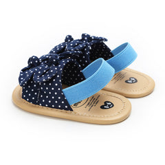 Blue Polka Dot Sandals Style Booties