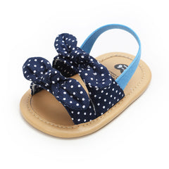 Blue Polka Dot Sandals Style Booties