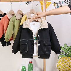 Cozy Stylish Full Sleeves Winter Wear Jacket From 9 Months-4 Years