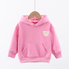 Full Sleeves 3D Sheep Design Kangaroo Pocket Hooded Sweatshirt From 9 months-5 Years