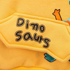 Full Sleeves Colourblocked Dino Printed Hooded Sweatshirt From 9 Months-5 Years