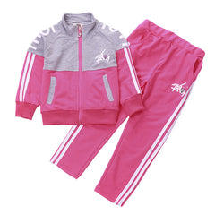 Full Sleeves Printed Striped Tracksuit & Jogger Set From 3-9 Years