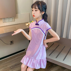 Half sleeves Fit And Flare A-Line Dress From 3-9 Years