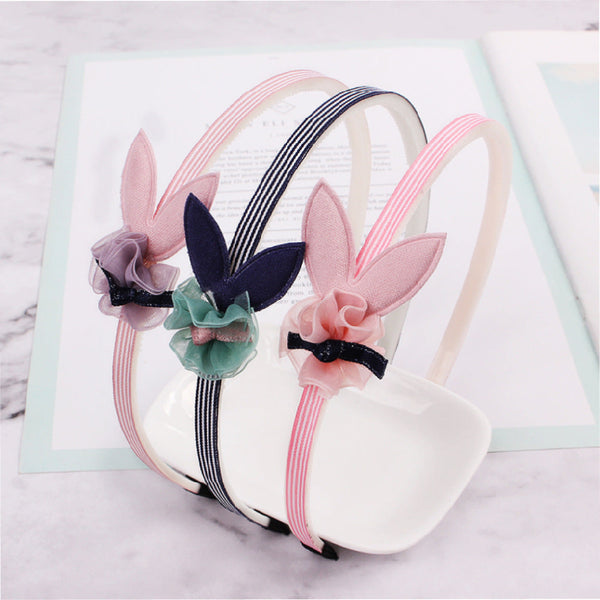 Combo Of 3 Cute & Floral and Leaf Applique Hair Band