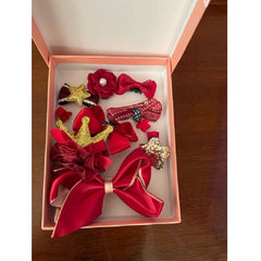 Cute & Stylish 8 Clips & 1 Pair Of Claw Clips With Box