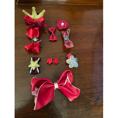 Cute & Stylish 8 Clips & 1 Pair Of Claw Clips With Box