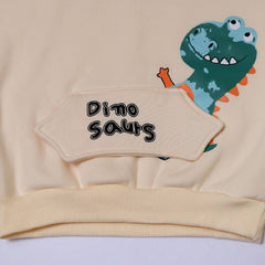 Full Sleeves Colourblocked Dino Printed Hooded Sweatshirt From 9 Months-5 Years