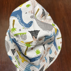 "Hat With Animal Printed- Circumference 50 cm For 2-5 Years Kids  "