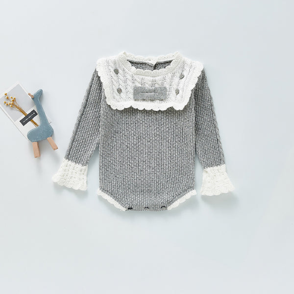 Full Sleeves Winter Top With Crochet Work From new born- 3 years