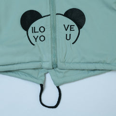 Full Sleeves Mickey Mouse Printed Ear Applique Hooded Sweatjacket & Lounge Pants From 9 Months-5 Years