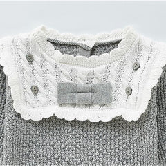 Full Sleeves Winter Top With Crochet Work From new born- 3 years