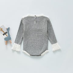 Full Sleeves Winter Top With Crochet Work From new born- 3 years