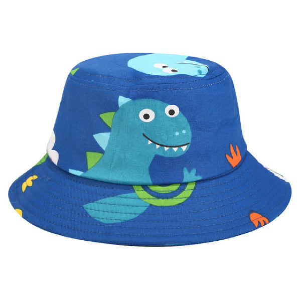 "Hat with Dino Embroidery- Circumference 50 cm For 2-5 Years Kids "