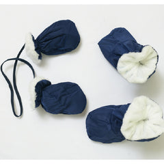 Full Sleeves Winter Hooded Snowsuit Style With Detachable Feet & Hand Gloves For Infants From  6 Months-24 Months