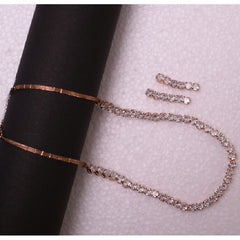 Rose Gold-plated contemporary jewellery set