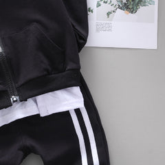 Full Sleeves Hooded Sweatshirt And Joggers Set From 6 Months-5-Years