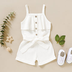 Sleeveless Summer Short Jumpsuit From 9 Months-5 Years