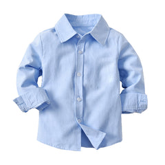 Blue Full Sleeves Shirt With Denim Jeans, Suspenders & Bow Tie From 3 - 7 Years