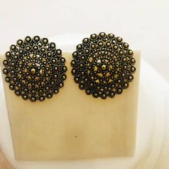 Gold-Plated Circular studs