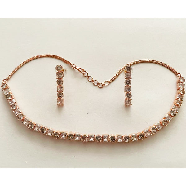 Rose Gold-Plated Jewellery set