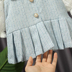 Full Sleeves Party Wear Frock with Bow From 6 months- 5 Years