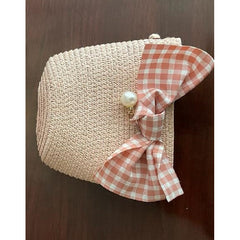 Bow Design Hat With Sling Bag From 3-8 years Girls