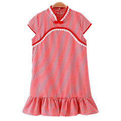 Half sleeves Fit And Flare A-Line Dress From 3-9 Years