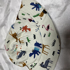 "Hat With Animal Printed- Circumference 50 cm For 2-5 Years Kids  "