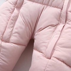 Full Sleeves Winter Hooded Snowsuit Style With Detachable Feet & Hand Gloves For Infants From  6 Months-24 Months