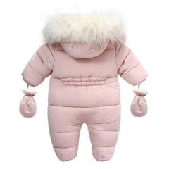 Full Sleeves Winter Hooded Snowsuit Style With Detachable Feet & Hand Gloves For Infants From  6 Months-24 Months